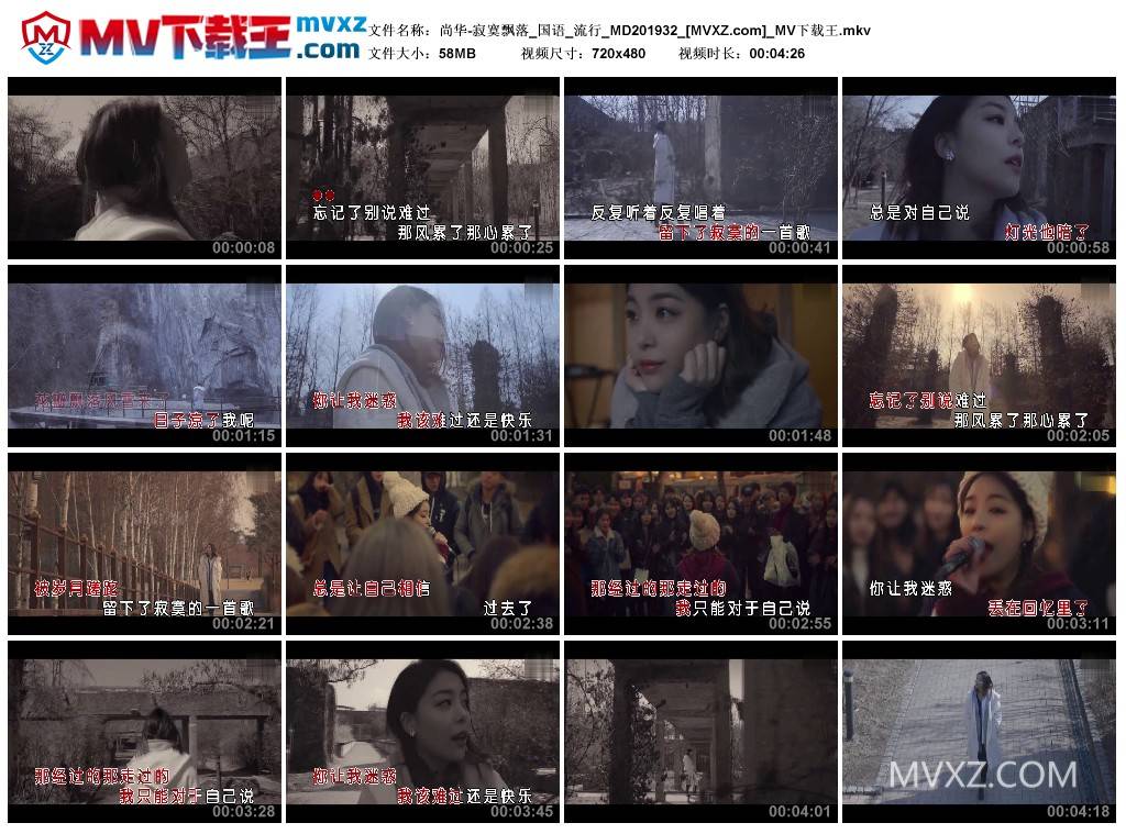 尚华-寂寞飘落_国语_流行_MD201932